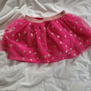 Isaac Mizrahi Pink Skirt with Gold Accents